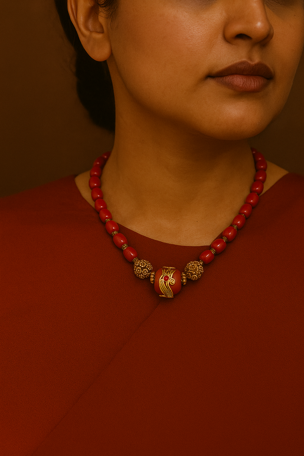 Coral Premium Design Necklace - Image 2