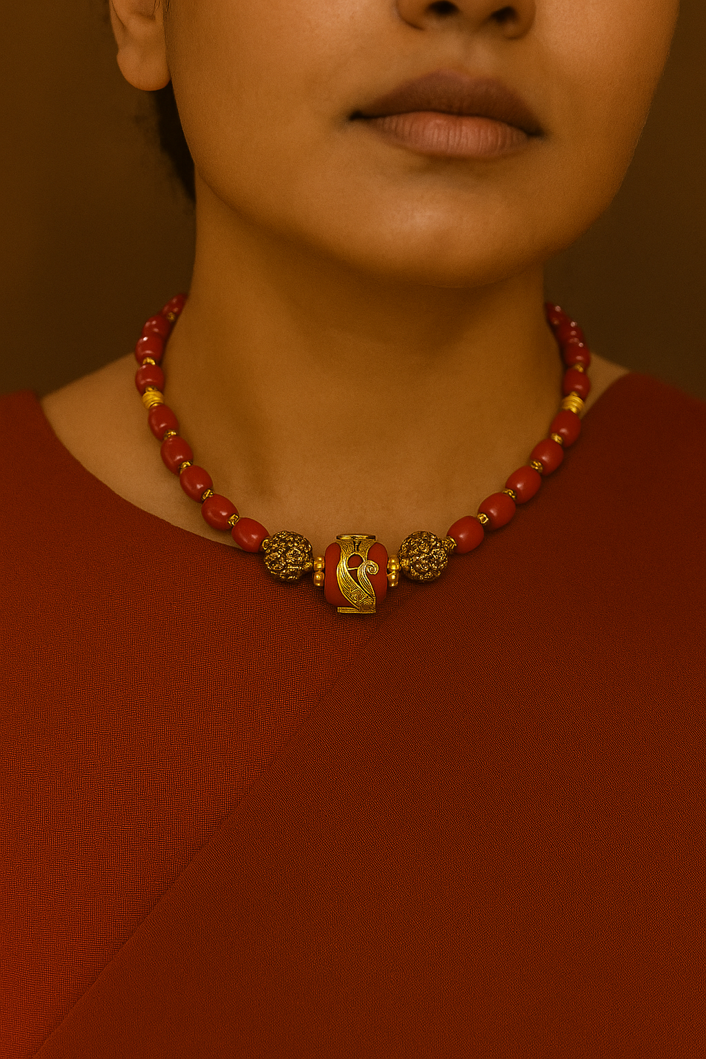 Coral Premium Design Necklace