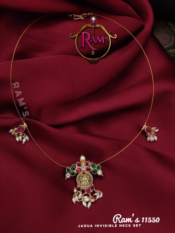 Invisible lakshmi Neck Set
