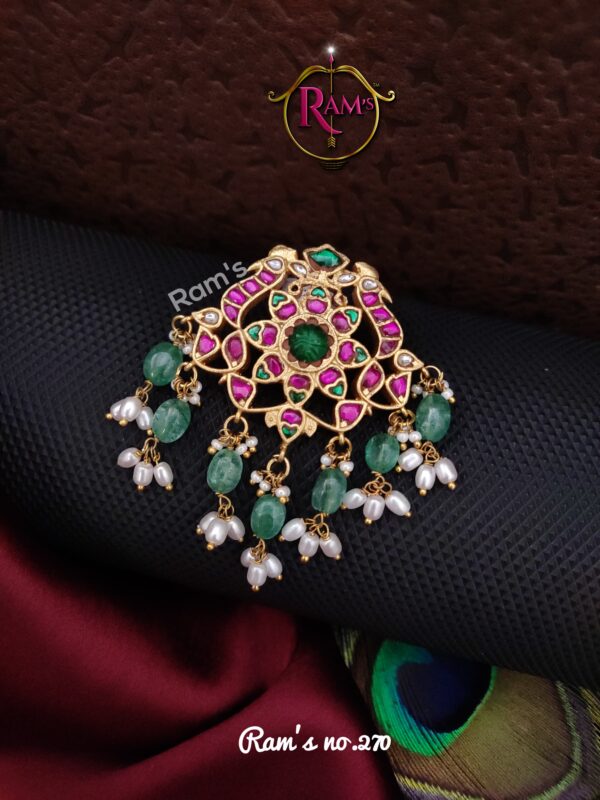 Classic Jadua kundan simple Locket/Pendant