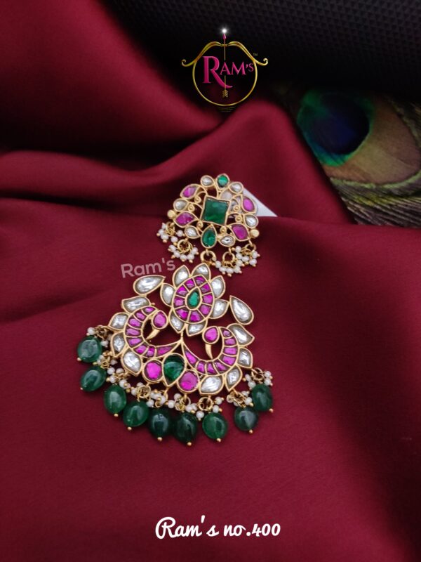 Jadua kundan Peacock Locket/Pendant (Copy)