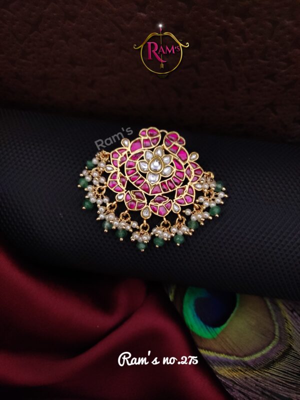 Jadua kundan Peacock Locket/Pendant