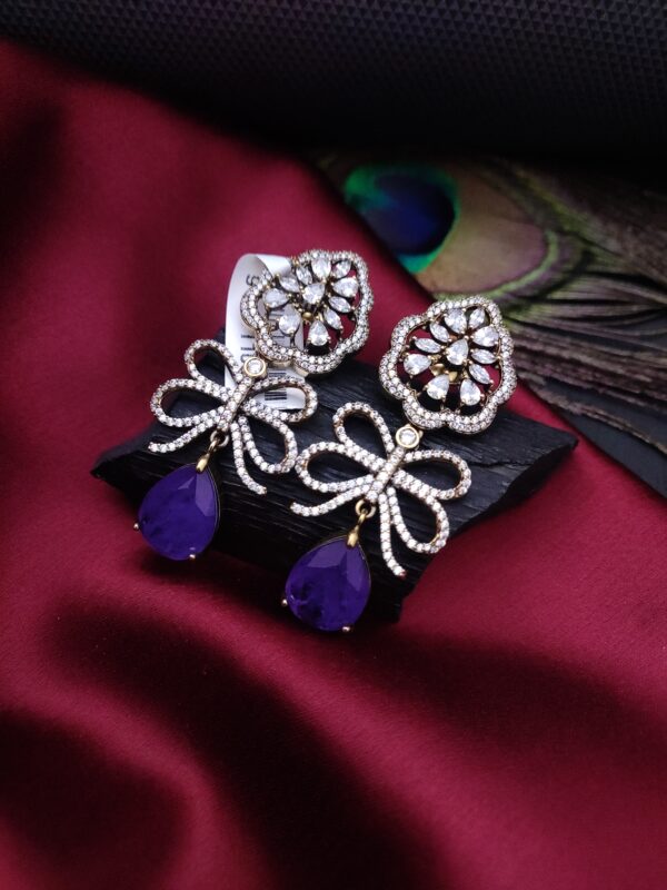 Victorian Zircon Earrings