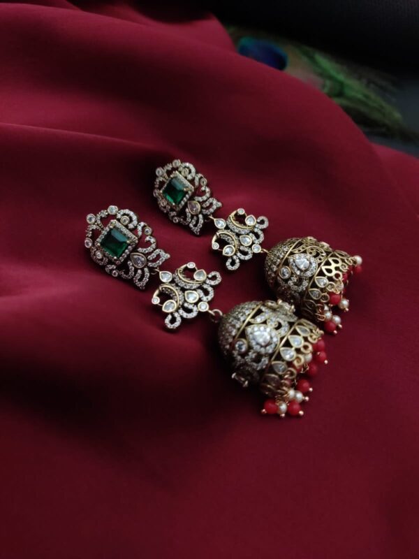 Victorian jhumkas