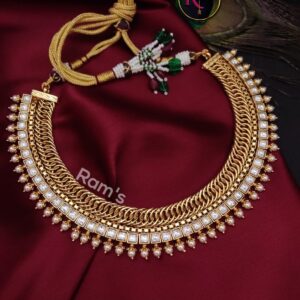 Jadua Kundan jalebi Neck Set