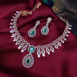 Premium Diamond look GJ Polished Necklace